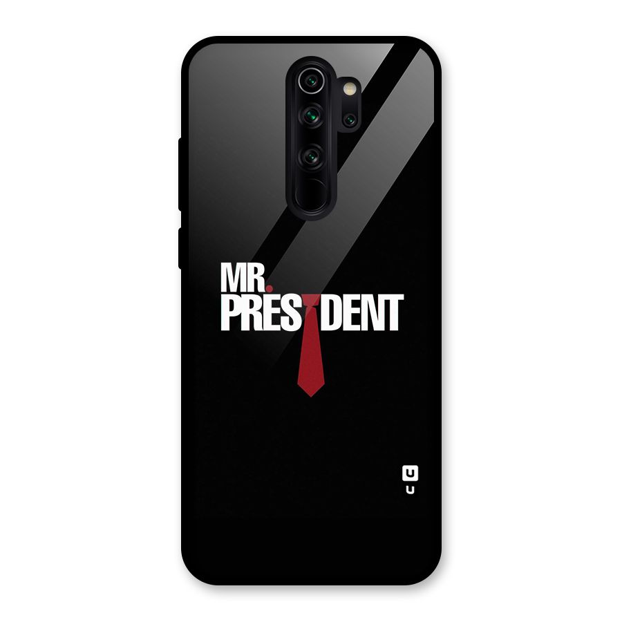 Mr President Glass Back Case for Redmi Note 8 Pro