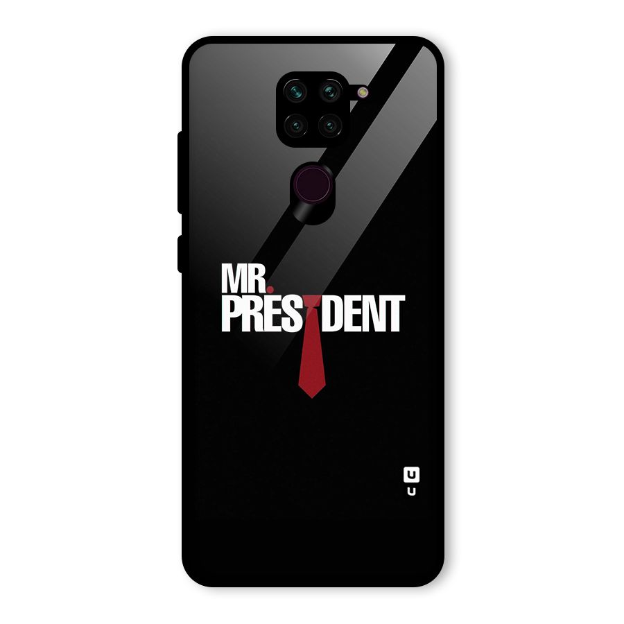 Mr President Glass Back Case for Redmi Note 9