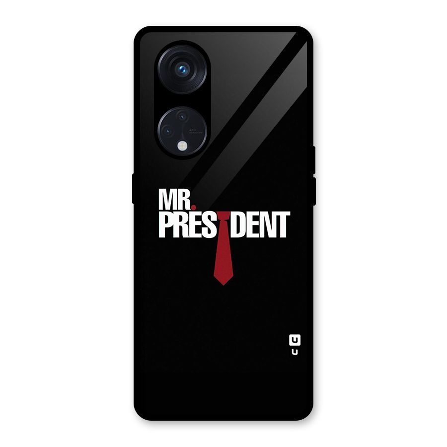 Mr President Glass Back Case for Reno8 T 5G