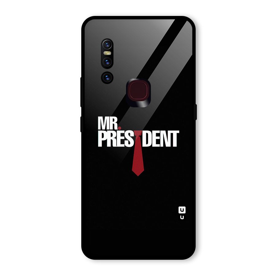 Mr President Glass Back Case for Vivo V15