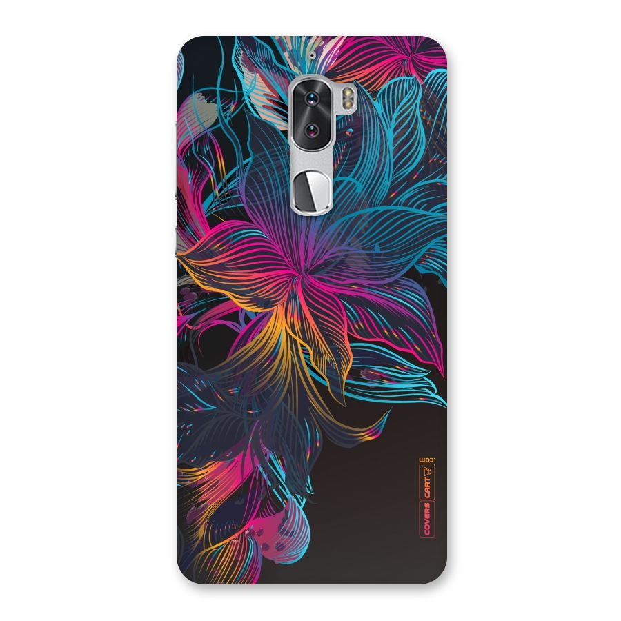 Multi-Colour Flowers Back Case for Coolpad Cool 1