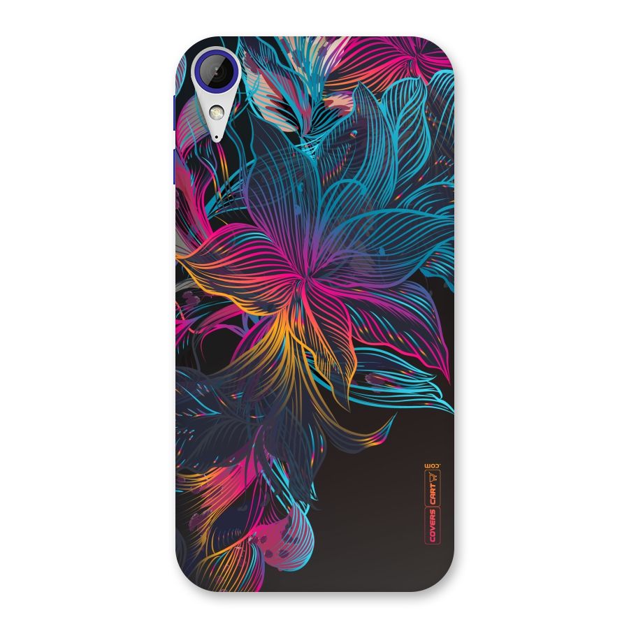 Multi-Colour Flowers Back Case for Desire 830