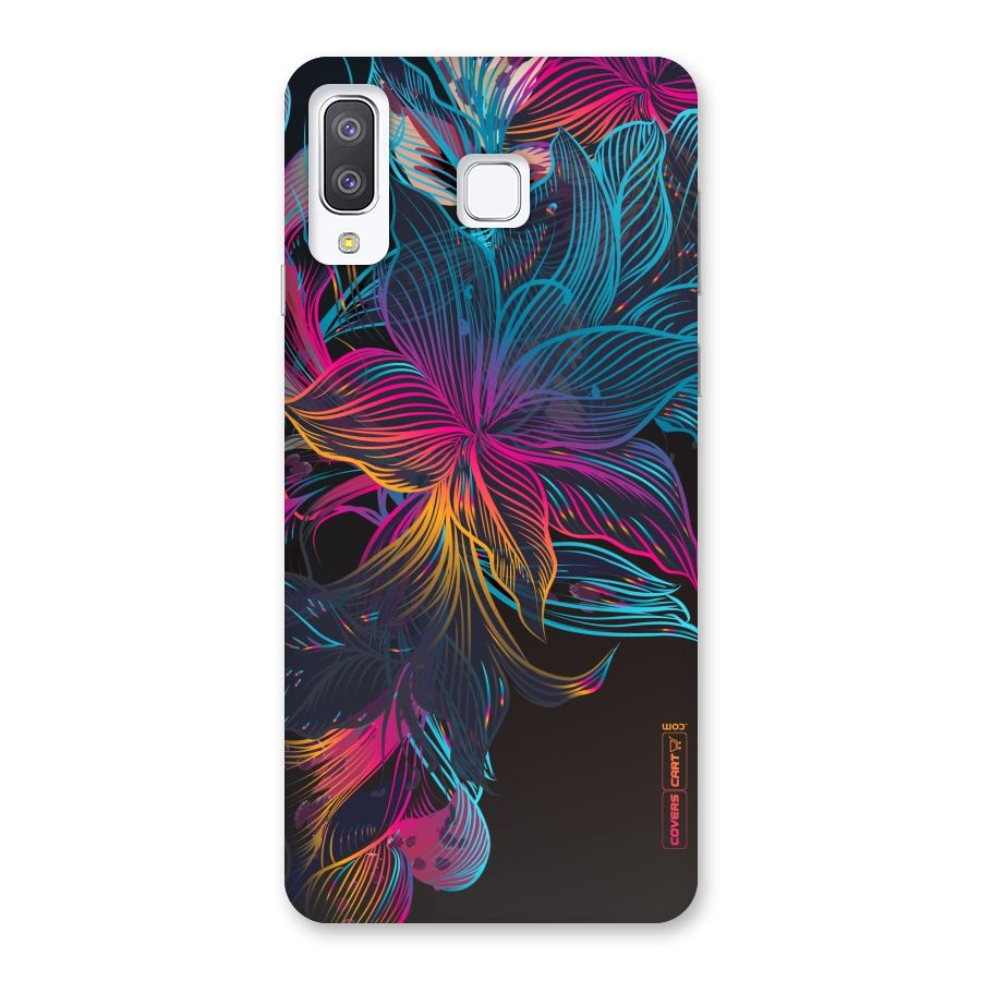Multi-Colour Flowers Back Case for Galaxy A8 Star