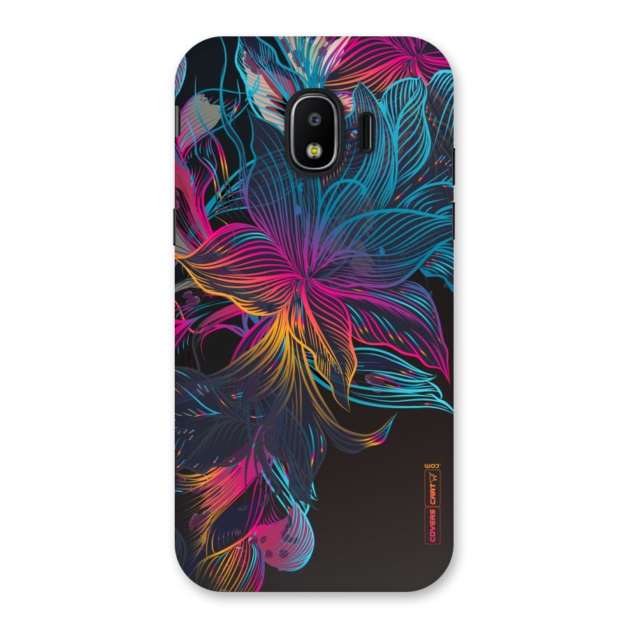 Multi-Colour Flowers Back Case for Galaxy J2 Pro 2018