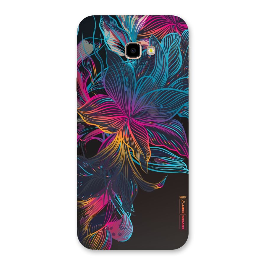 Multi-Colour Flowers Back Case for Galaxy J4 Plus