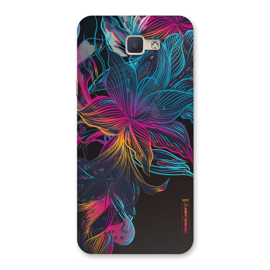 Multi-Colour Flowers Back Case for Galaxy J5 Prime