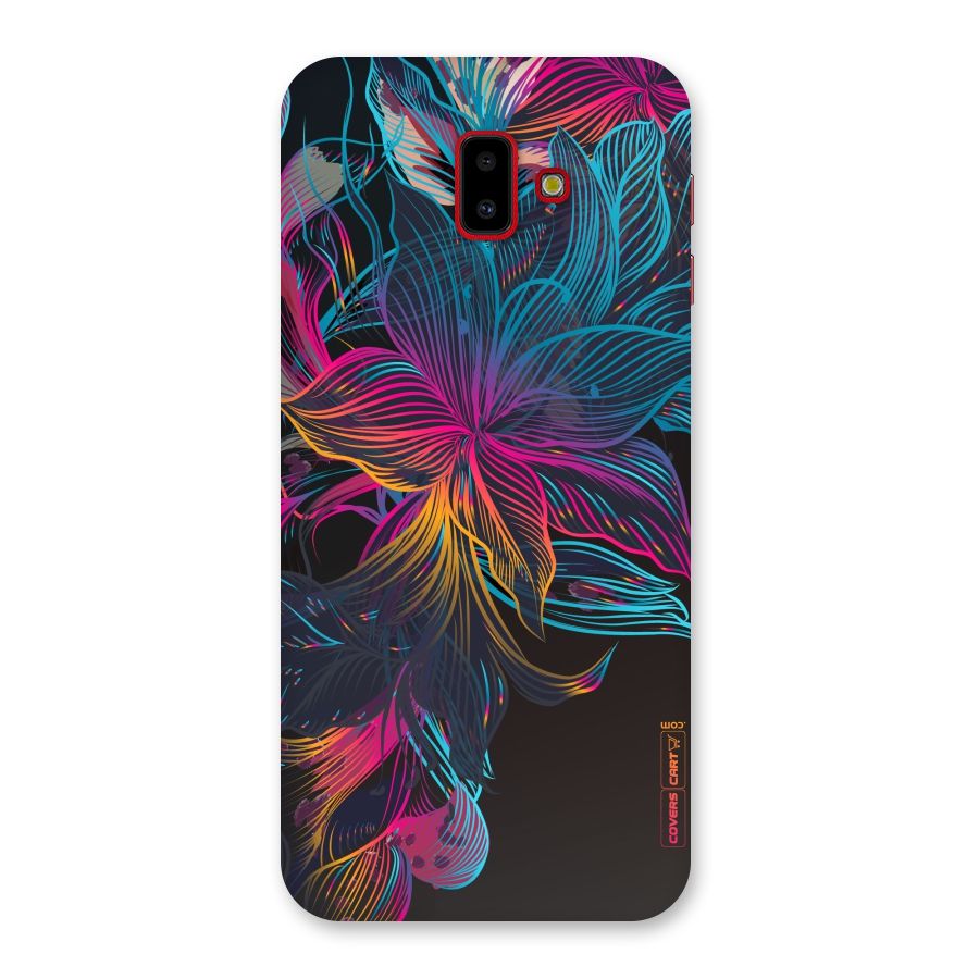 Multi-Colour Flowers Back Case for Galaxy J6 Plus