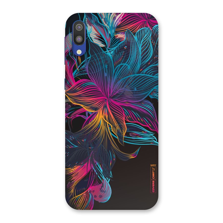 Multi-Colour Flowers Back Case for Galaxy M10