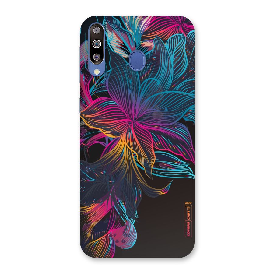 Multi-Colour Flowers Back Case for Galaxy M30