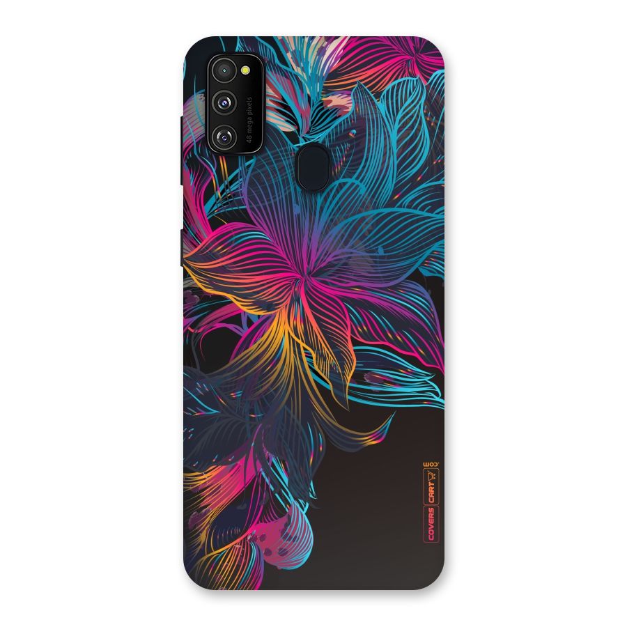 Multi-Colour Flowers Back Case for Galaxy M30s