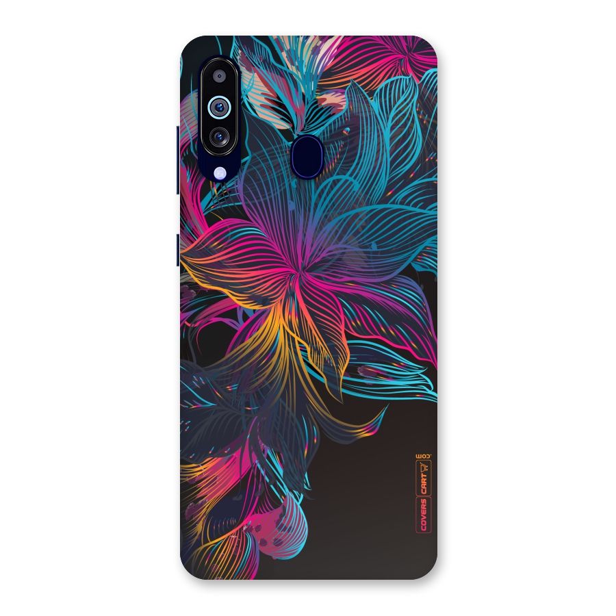 Multi-Colour Flowers Back Case for Galaxy M40