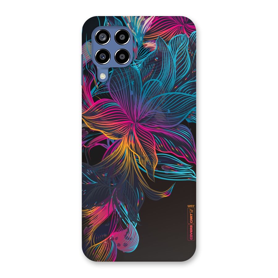 Multi-Colour Flowers Back Case for Galaxy M53 5G