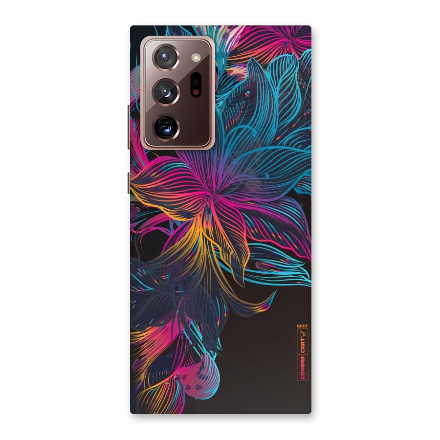 Multi-Colour Flowers Back Case for Galaxy Note 20 Ultra