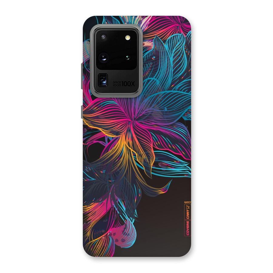 Multi-Colour Flowers Back Case for Galaxy S20 Ultra