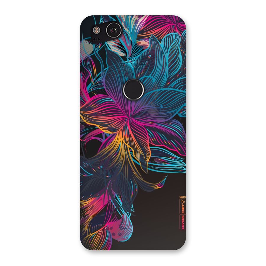 Multi-Colour Flowers Back Case for Google Pixel 2