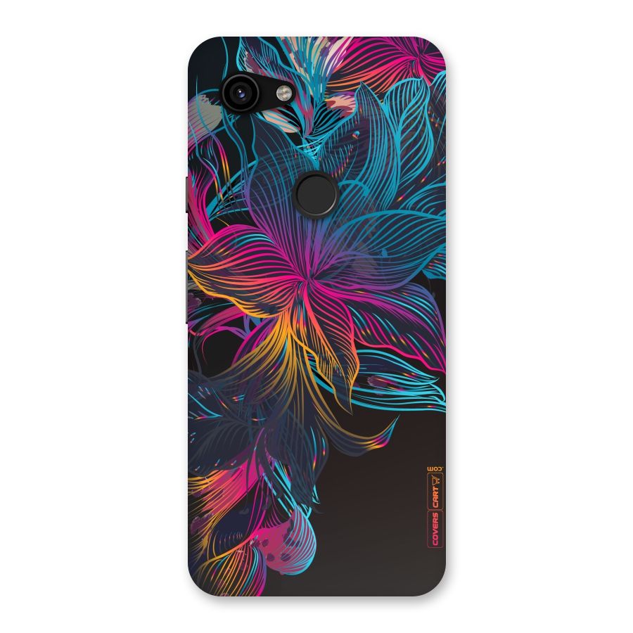Multi-Colour Flowers Back Case for Google Pixel 3a