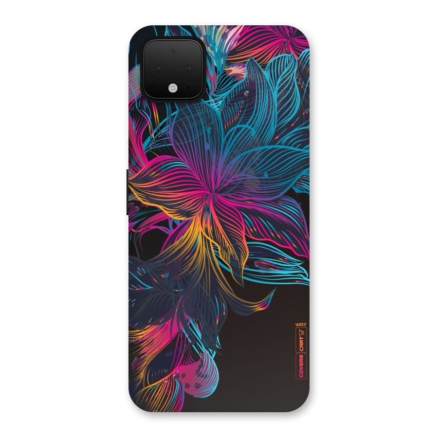Multi-Colour Flowers Back Case for Google Pixel 4 XL