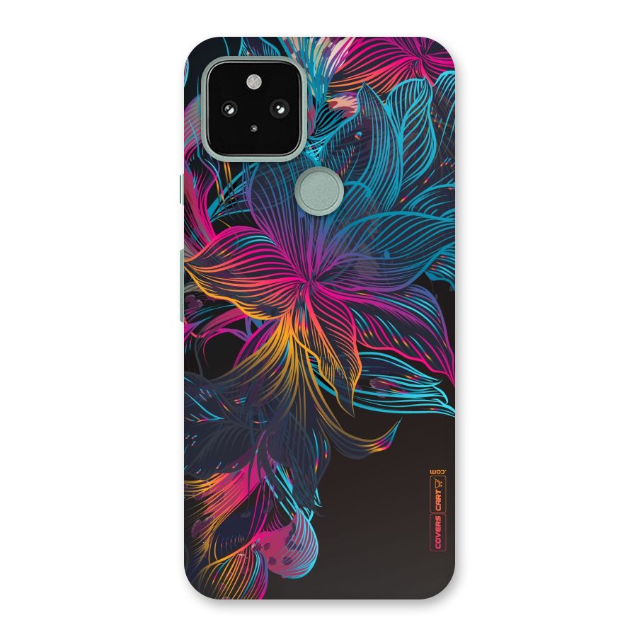 Multi-Colour Flowers Back Case for Google Pixel 5