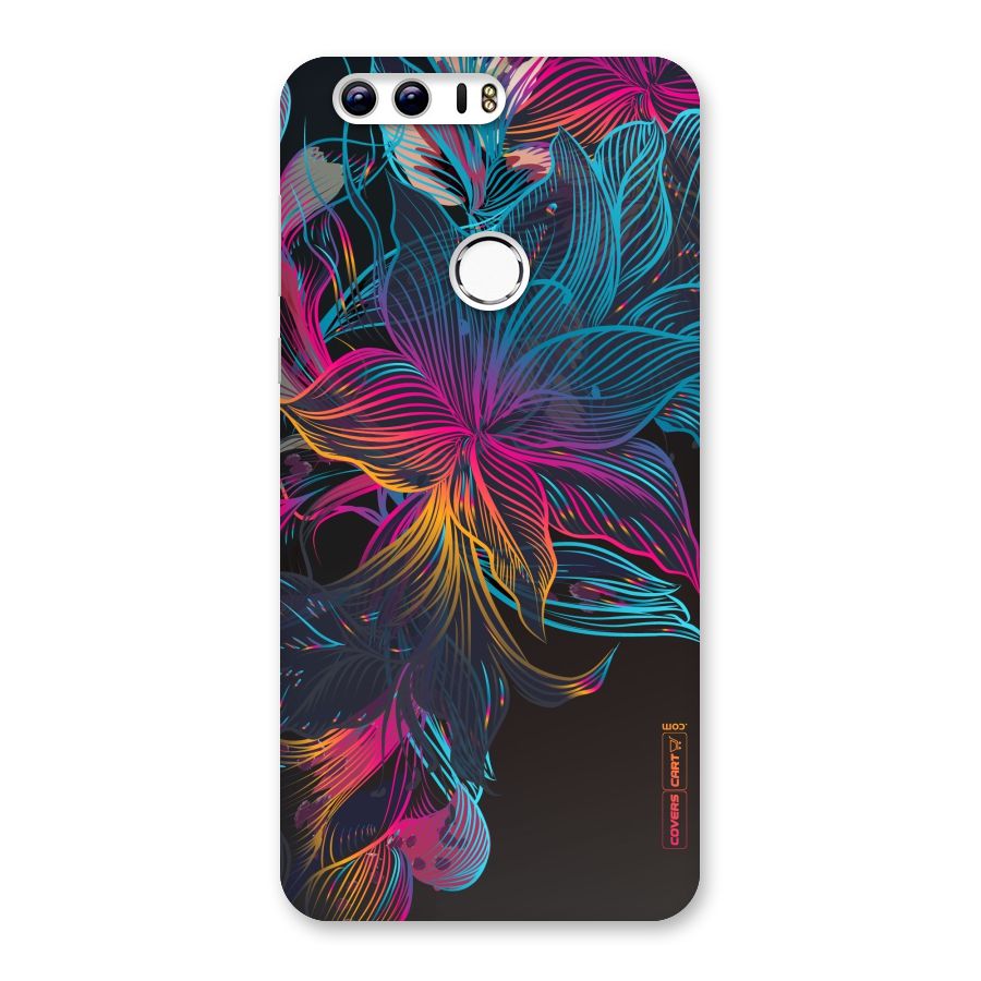 Multi-Colour Flowers Back Case for Honor 8