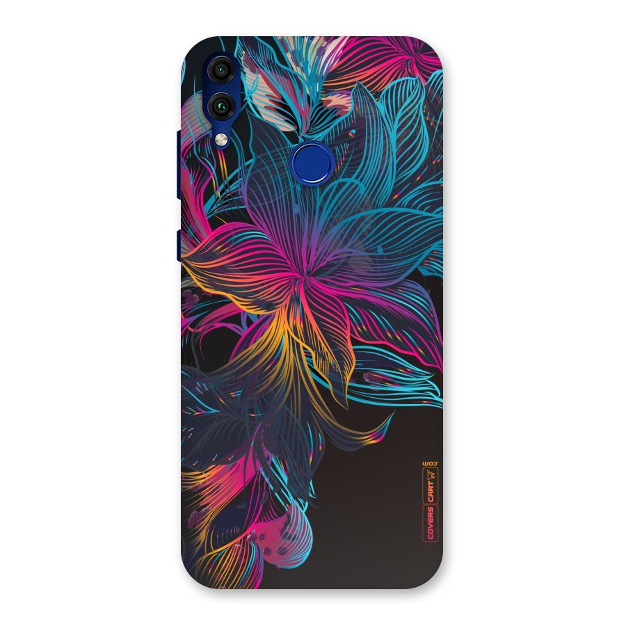 Multi-Colour Flowers Back Case for Honor 8C