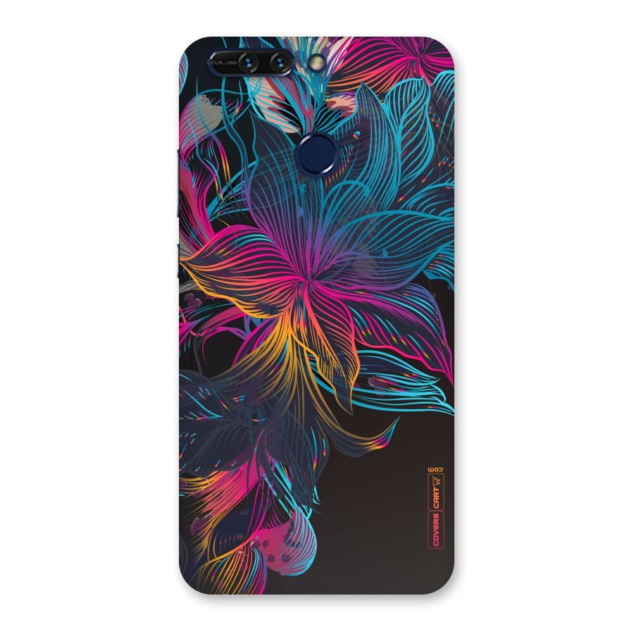 Multi-Colour Flowers Back Case for Honor 8 Pro