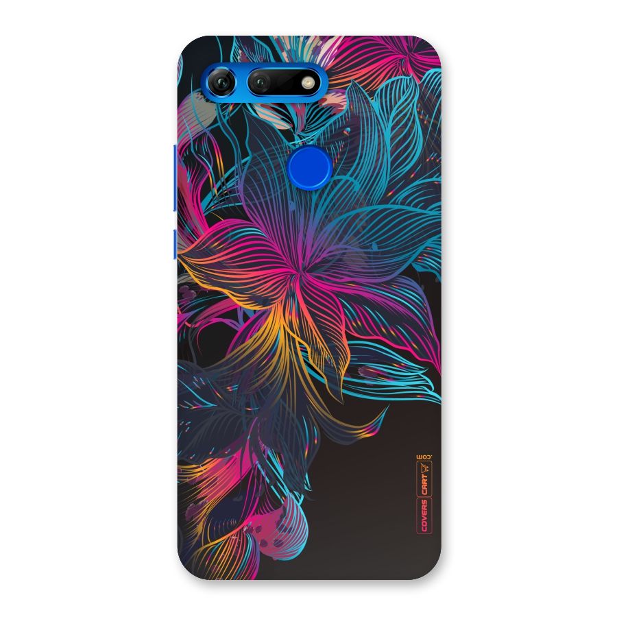 Multi-Colour Flowers Back Case for Honor View 20