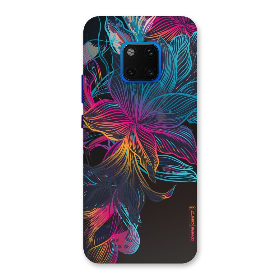 Multi-Colour Flowers Back Case for Huawei Mate 20 Pro