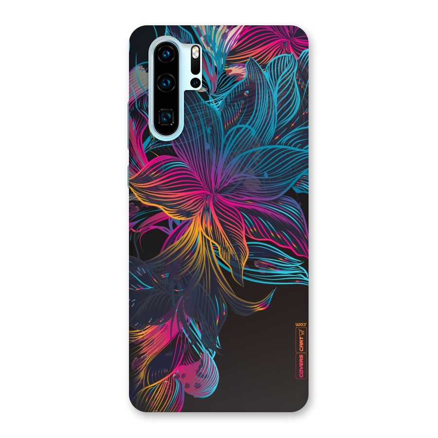 Multi-Colour Flowers Back Case for Huawei P30 Pro