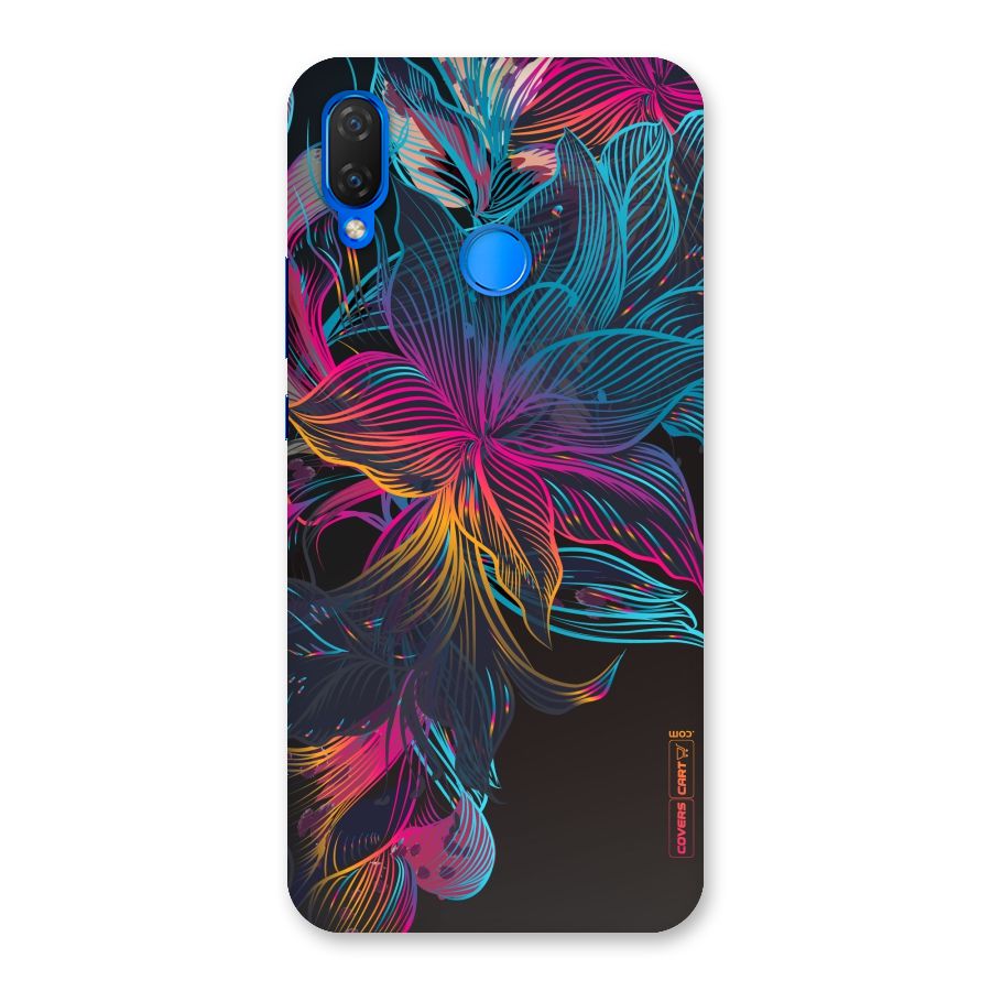 Multi-Colour Flowers Back Case for Huawei P Smart+