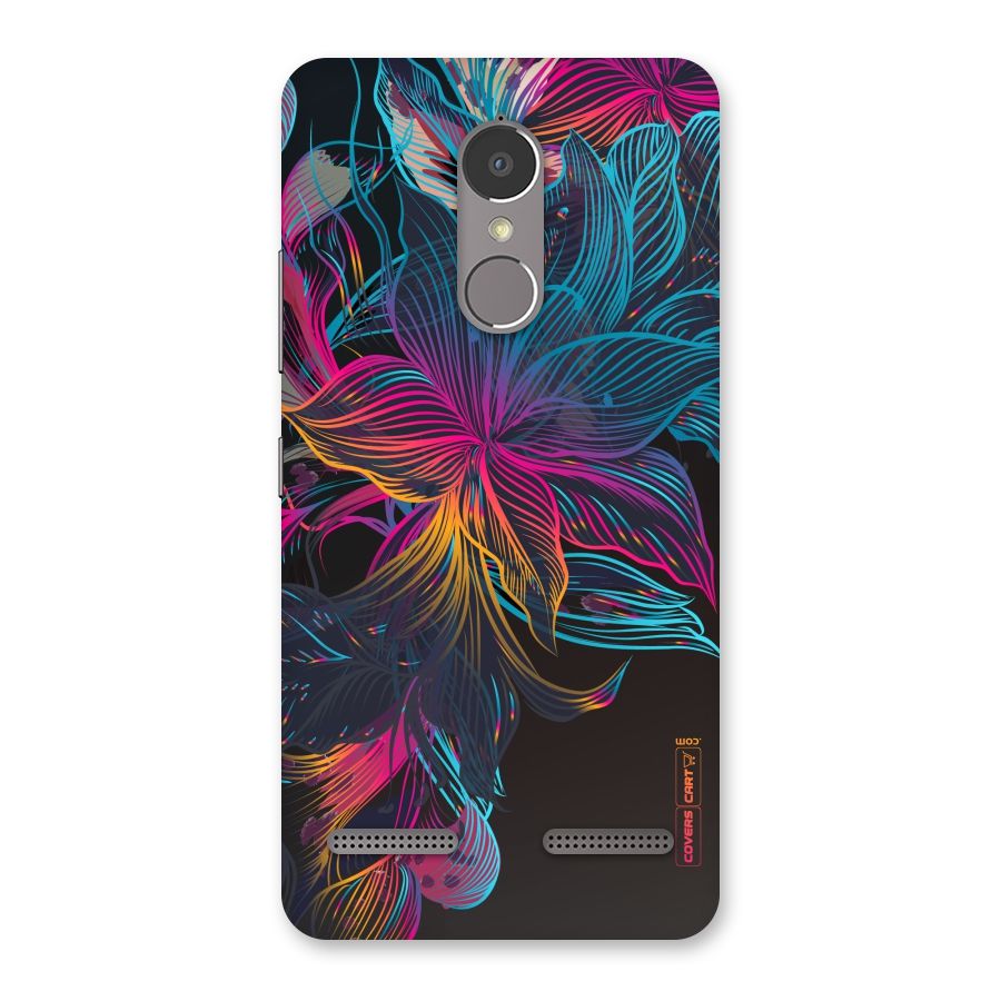 Multi-Colour Flowers Back Case for Lenovo K6 Power