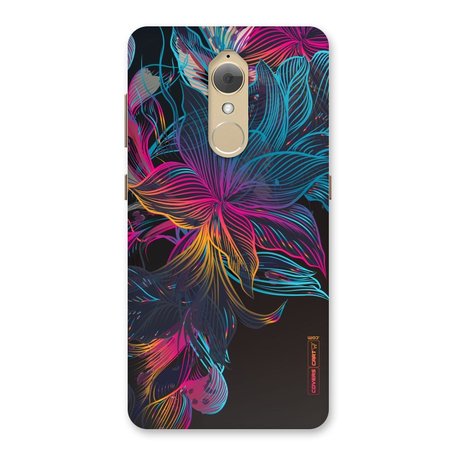 Multi-Colour Flowers Back Case for Lenovo K8