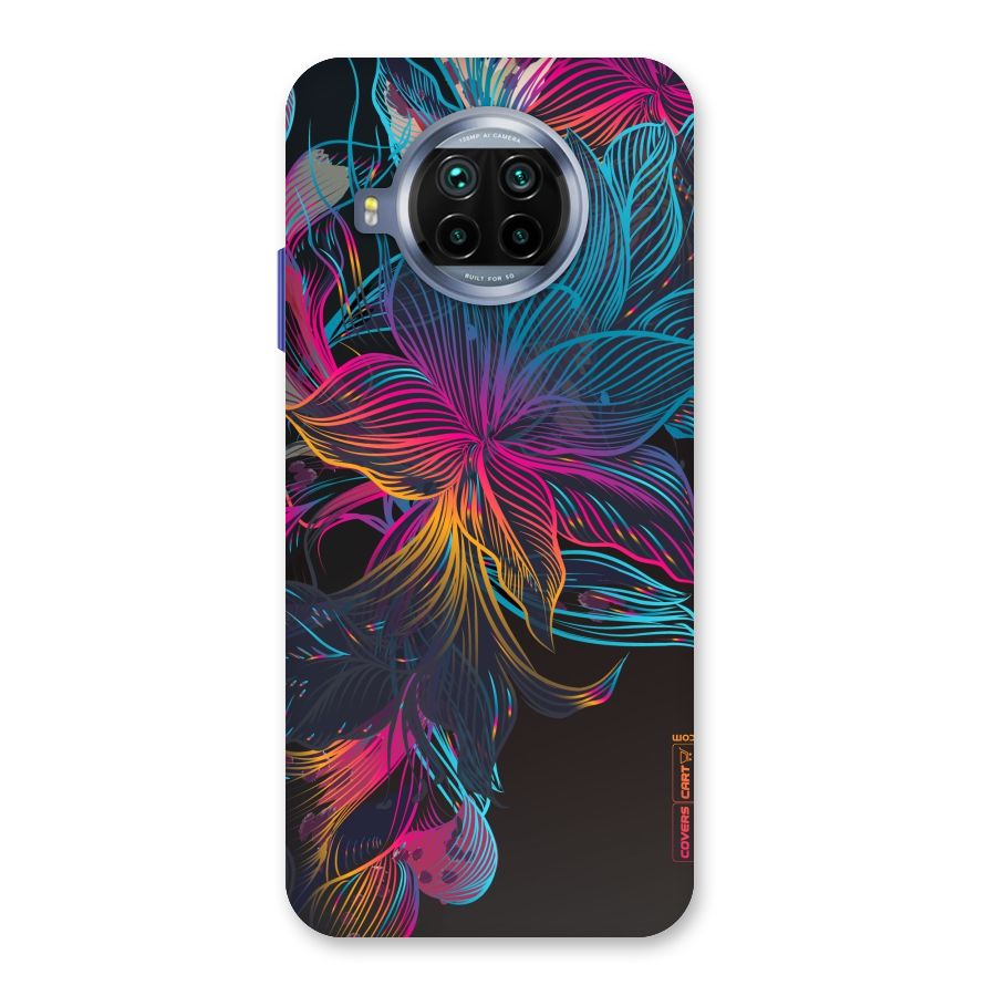 Multi-Colour Flowers Back Case for Mi 10i