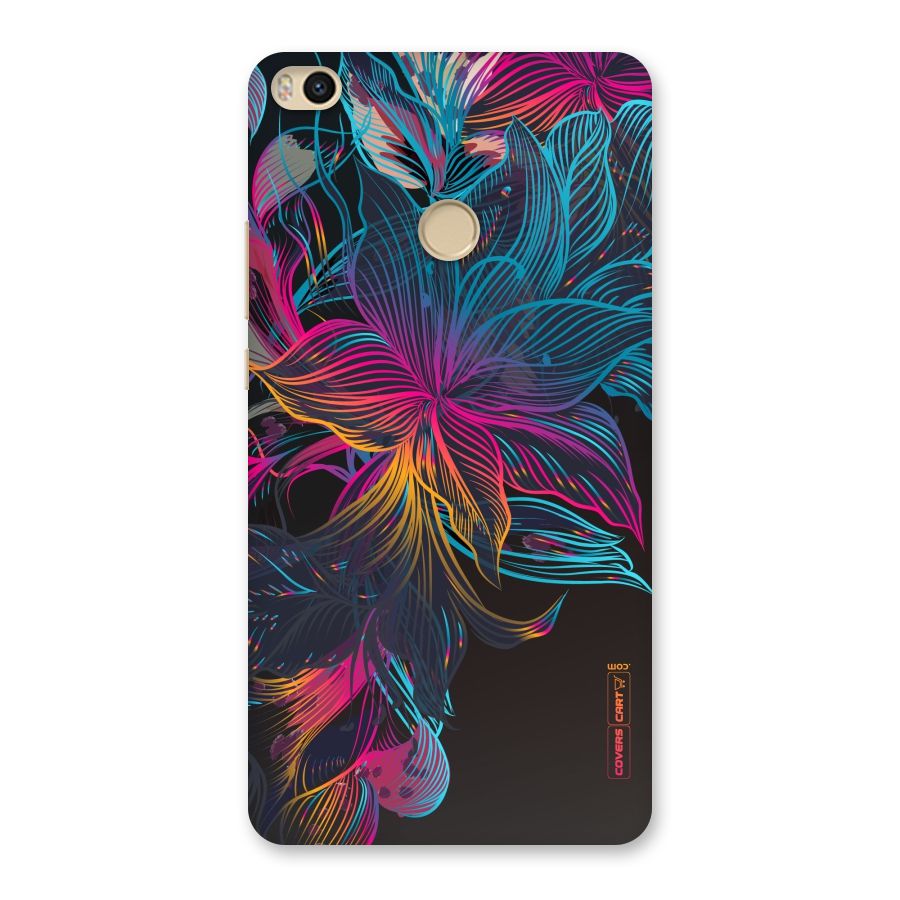 Multi-Colour Flowers Back Case for Mi Max 2