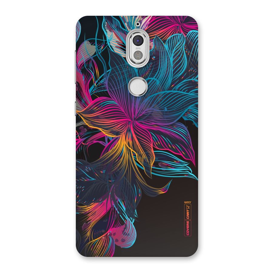 Multi-Colour Flowers Back Case for Nokia 7