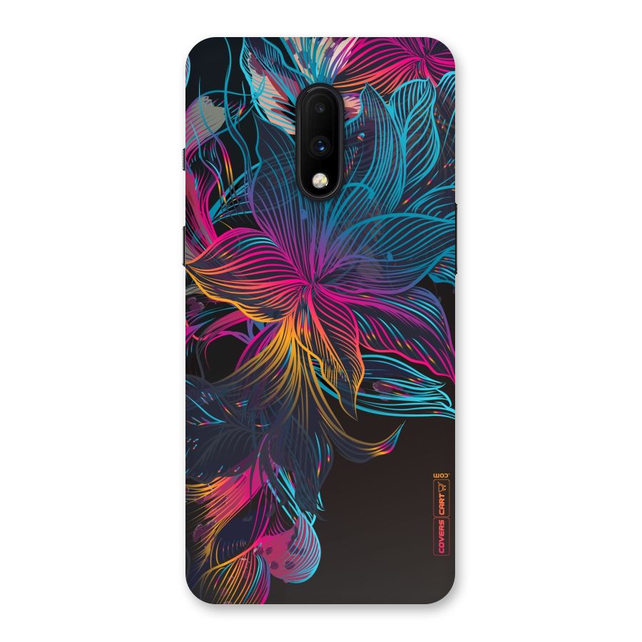 Multi-Colour Flowers Back Case for OnePlus 7