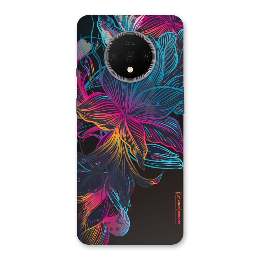 Multi-Colour Flowers Back Case for OnePlus 7T