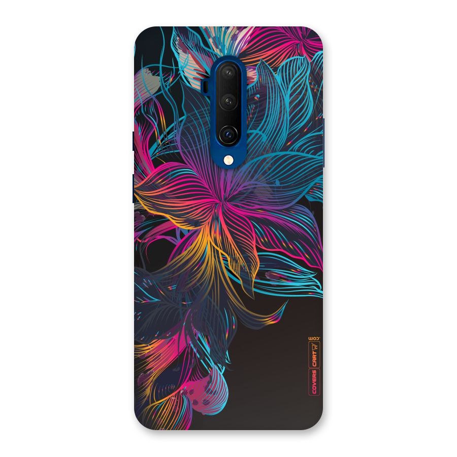 Multi-Colour Flowers Back Case for OnePlus 7T Pro