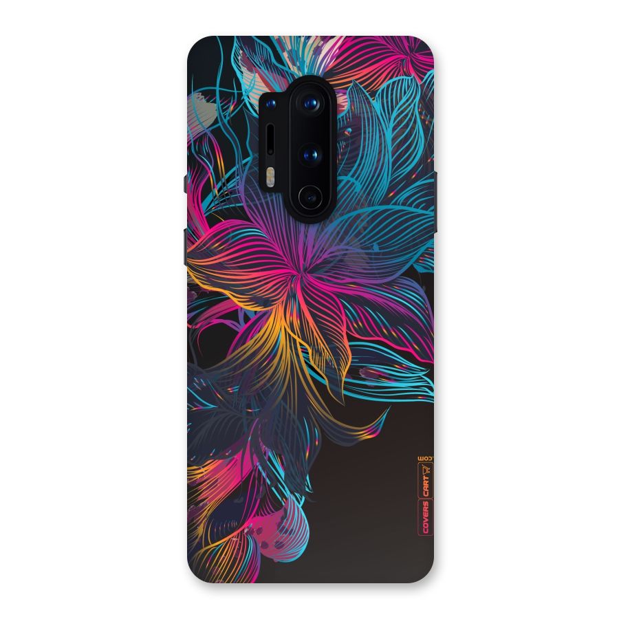 Multi-Colour Flowers Back Case for OnePlus 8 Pro