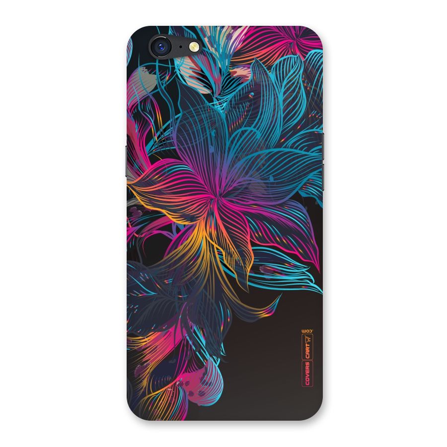 Multi-Colour Flowers Back Case for Oppo A71