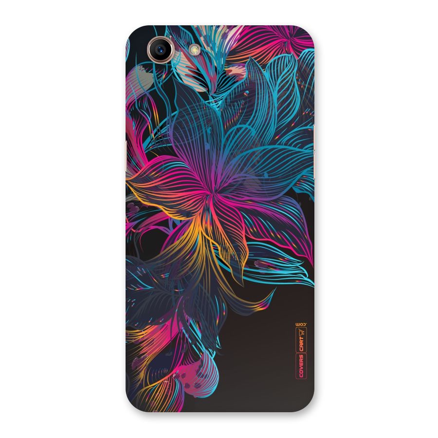 Multi-Colour Flowers Back Case for Oppo A83 (2018)