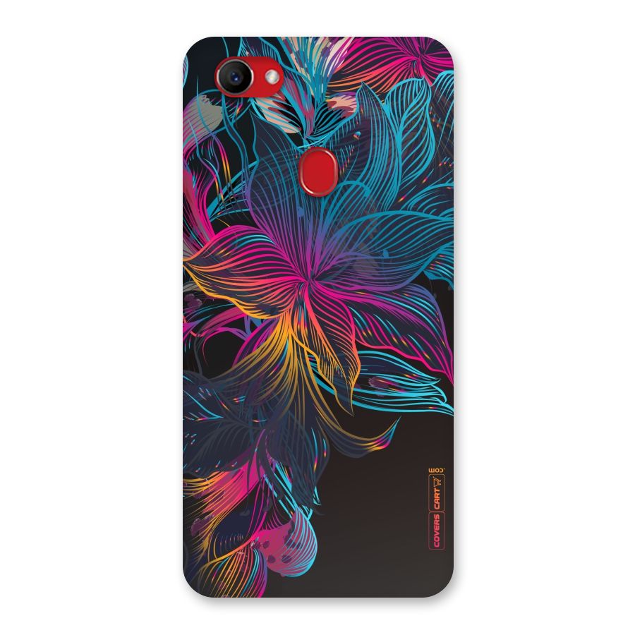 Multi-Colour Flowers Back Case for Oppo F7