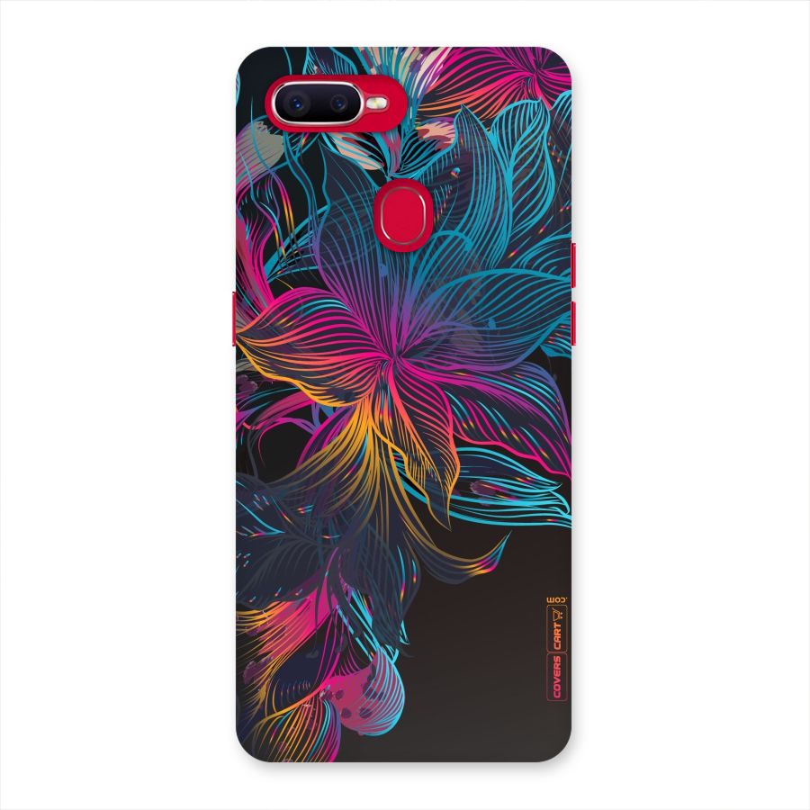 Multi-Colour Flowers Back Case for Oppo F9 Pro