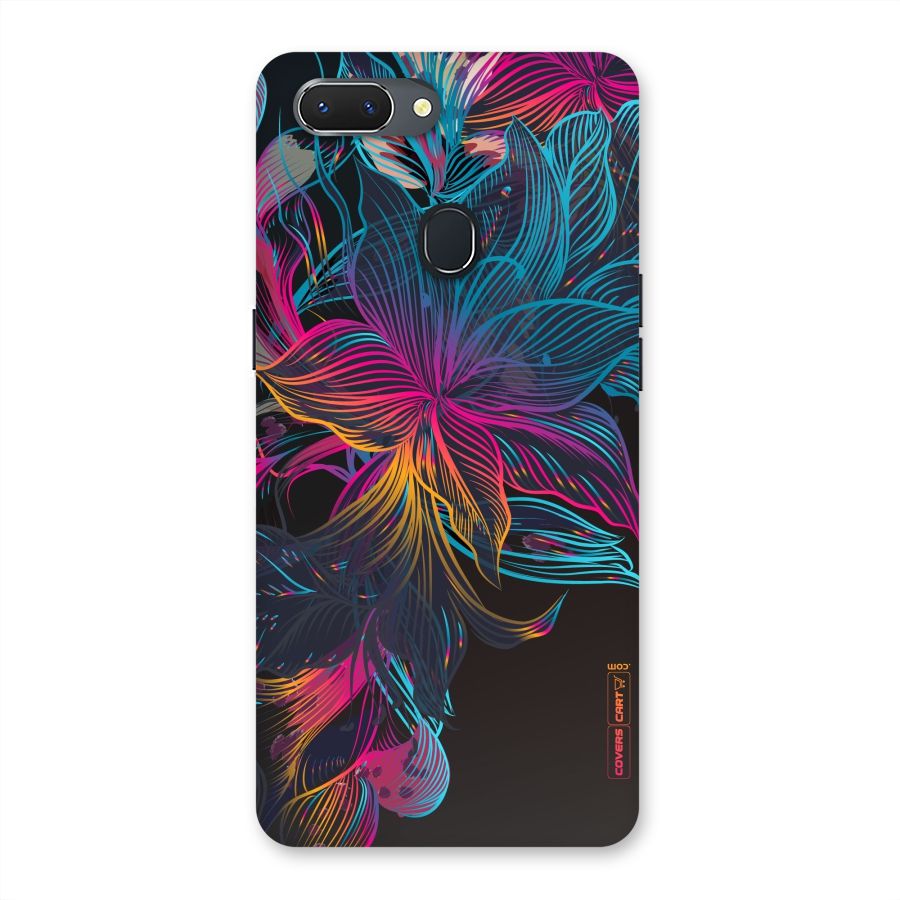 Multi-Colour Flowers Back Case for Oppo Realme 2