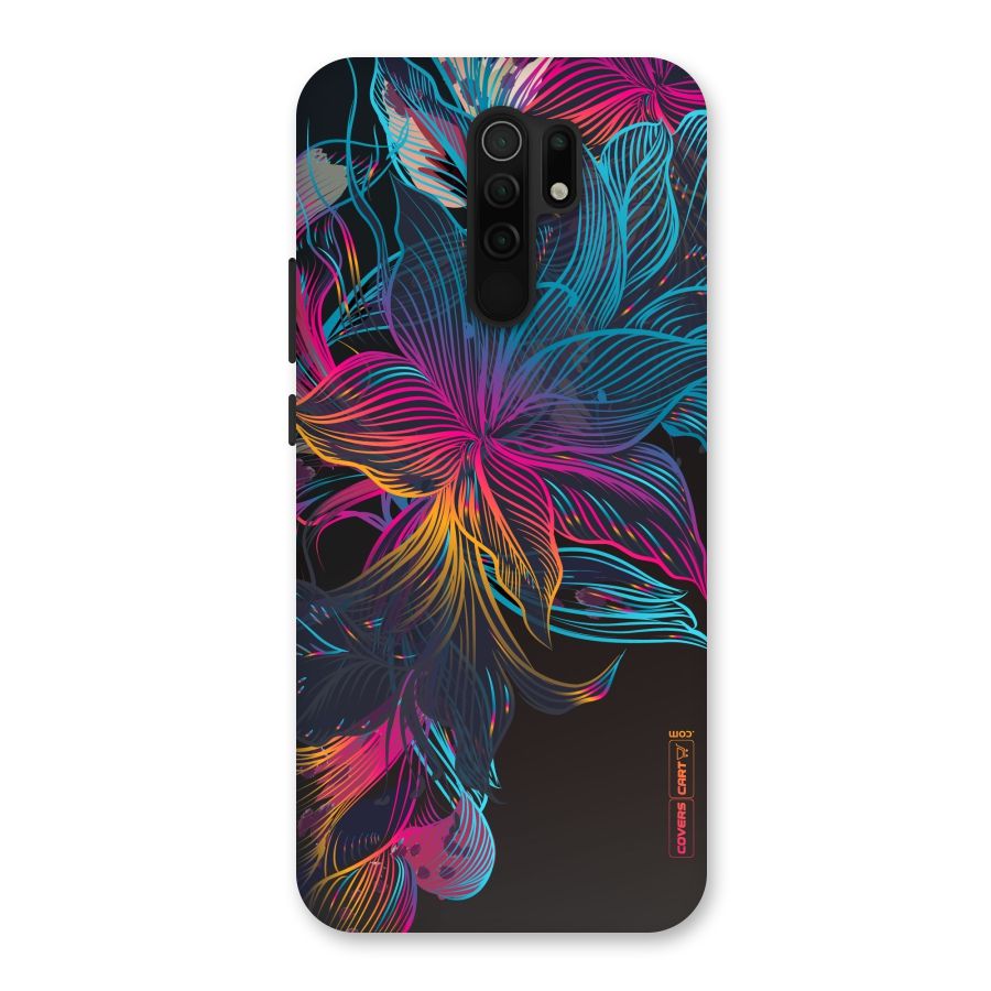 Multi-Colour Flowers Back Case for Poco M2