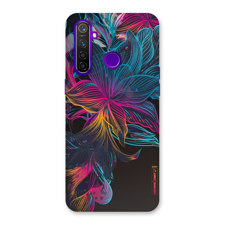 Multi-Colour Flowers Back Case for Realme 5 Pro