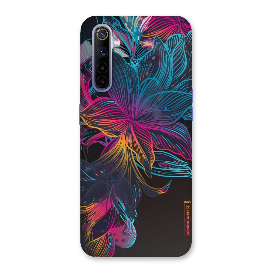Multi-Colour Flowers Back Case for Realme 6