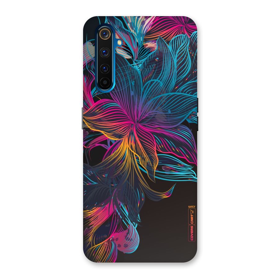 Multi-Colour Flowers Back Case for Realme 6 Pro