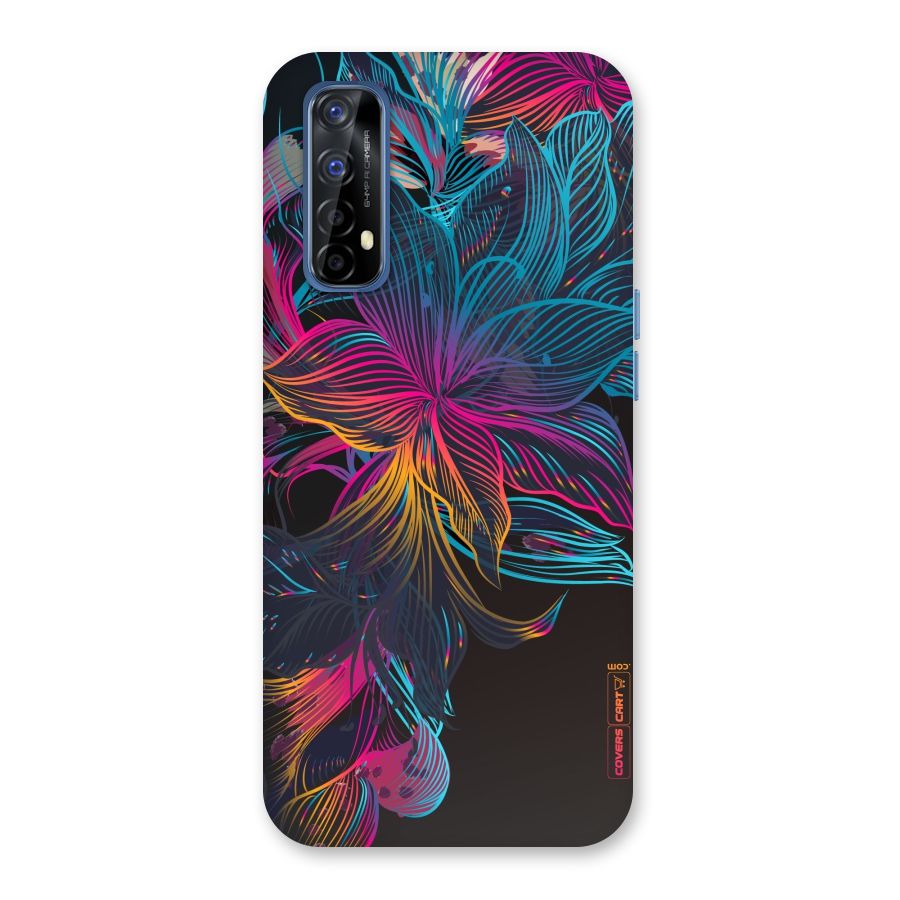 Multi-Colour Flowers Back Case for Realme 7