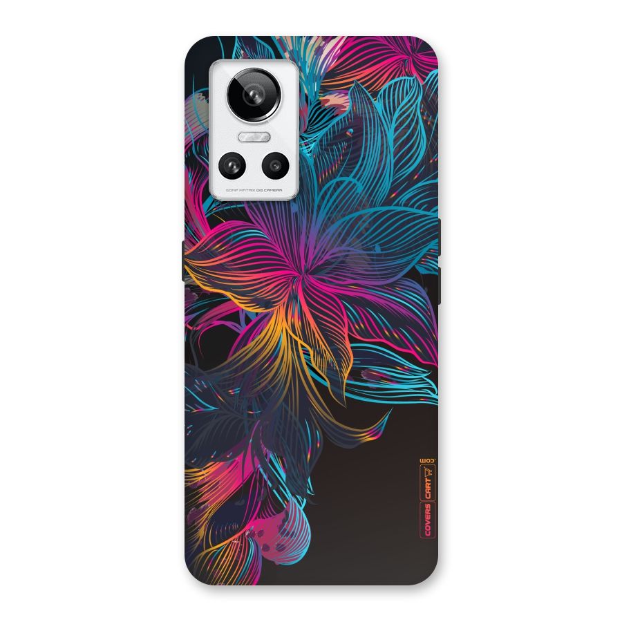 Multi-Colour Flowers Back Case for Realme GT Neo 3