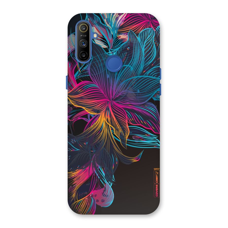 Multi-Colour Flowers Back Case for Realme Narzo 10A